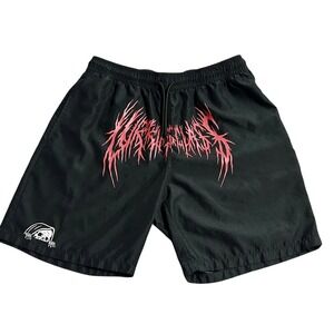 Lurking Class Sketchy Tank Hesh‎ Black Board Shorts Men's XL Beach Grunge Punk